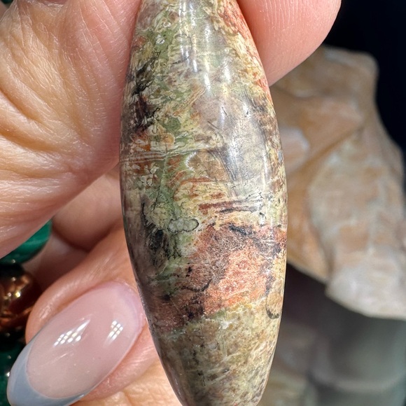 MALACHITE + UNIQUE JASPER NATURAL BRACELET size 7 - Picture 11 of 11